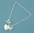 Picture of Aluminium Round Heart Toggle Bracelet