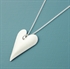 Picture of Aluminium Slim Heart Necklace JS1-A