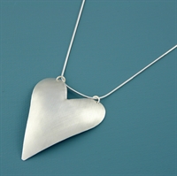 Picture of Aluminium Large Heart Necklace JS13-A