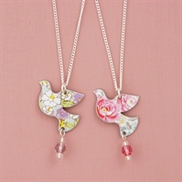 Picture of Child's Dove & Crystal Necklace