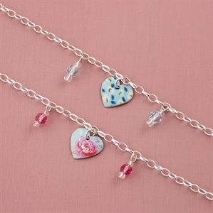 Picture of Child's Heart & Crystal Bracelet