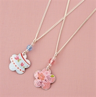 Picture of Child's Flower & Crystal Necklace