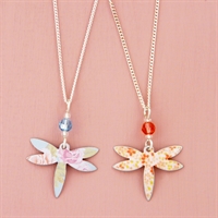 Picture of Child's Dragonfly & Crystal Necklace