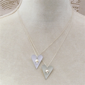 Picture of Bridal Slim Heart Pendant