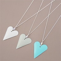Picture of Bridesmaid Slim Heart & Crystal Pendant