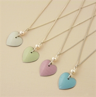 Picture of Bridesmaid Heart & Pearl Pendant