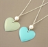 Picture of Bridesmaid Round Heart & Pearl Pendant