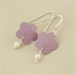 Picture of Bridesmaid Flower & Pearl Earrings