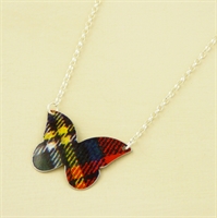 Picture of Tartan Large Butterfly Necklace