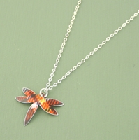 Picture of Tartan Petite Dragonfly Necklace