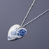 Picture of Denim Round Heart Necklace JS2-de