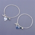 Picture of Denim Round Heart Toggle Bracelet