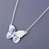 Picture of Denim Butterfly Necklace JS80-de