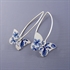 Picture of Denim Butterfly Earrings (medium earwires) JE5-de    