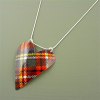 Picture of Tartan Large Heart Necklace