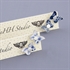 Picture of Denim Butterfly Studs JE80-de