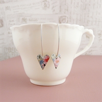 Picture of Valentine Small Slim Heart Earrings (Medium Earwire)