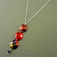 Picture of Tartan Three Disc & Crystal Necklace