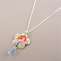 Picture of Spring Flower & Crystal Necklace