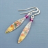 Picture of Skinny Leaves & Crystal/Pearl Earrings WT-E11