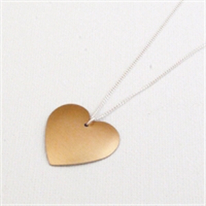 Picture of Copper Rose Round Heart Necklace JS2