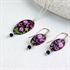 Picture of Liberty Oval & Crystal Earrings JE78