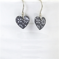 Picture of Grey Round Heart Earrings JE1-GC