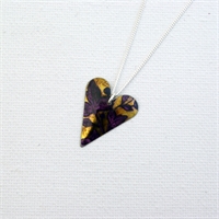 Picture of Gilt Slim Heart Necklace
