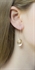 Picture of Copper Rose Oval & Pearl Earrings JE47