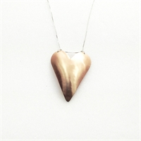 Picture of Copper Rose Large Heart Necklace JE13