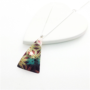 Picture of Geo Triangle Necklace JS52