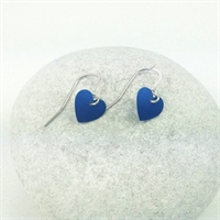 Picture of Blue Aluminium Round Heart Earrings JE1