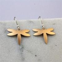 Picture of Copper Rose Petite Dragonfly Earrings