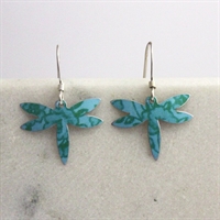 Picture of Turquoise Petite Dragonfly Earrings