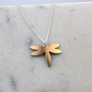 Picture of Copper Rose Petite Dragonfly Necklace JS22-CR