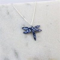 Picture of Denim Petite Dragonfly Necklace