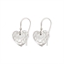Picture of Hammered Aluminium Round Heart Earrings