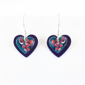 Picture of Jade Double Heart Earrings 